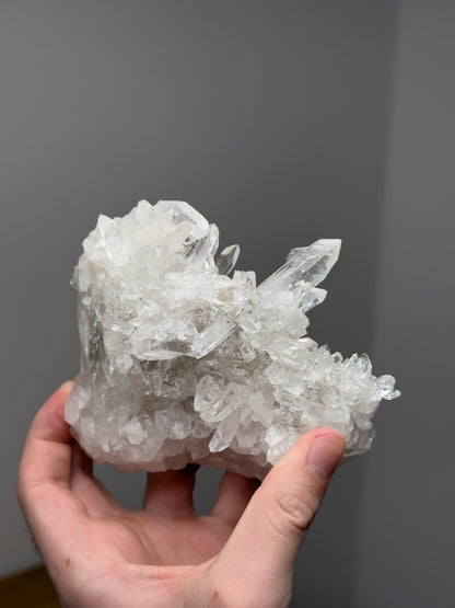 Lemurian quartz cluster