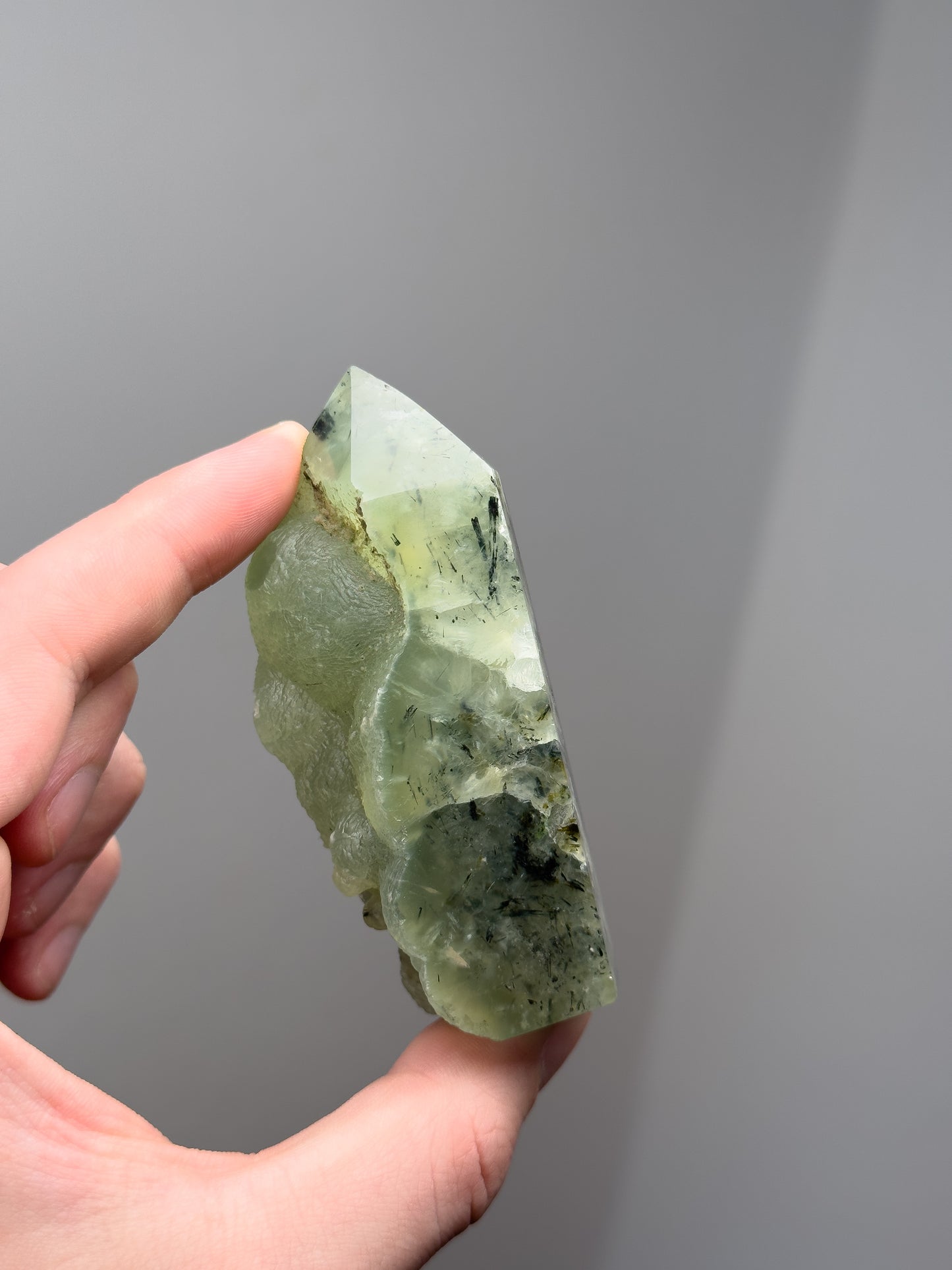 Prehnite half raw tower