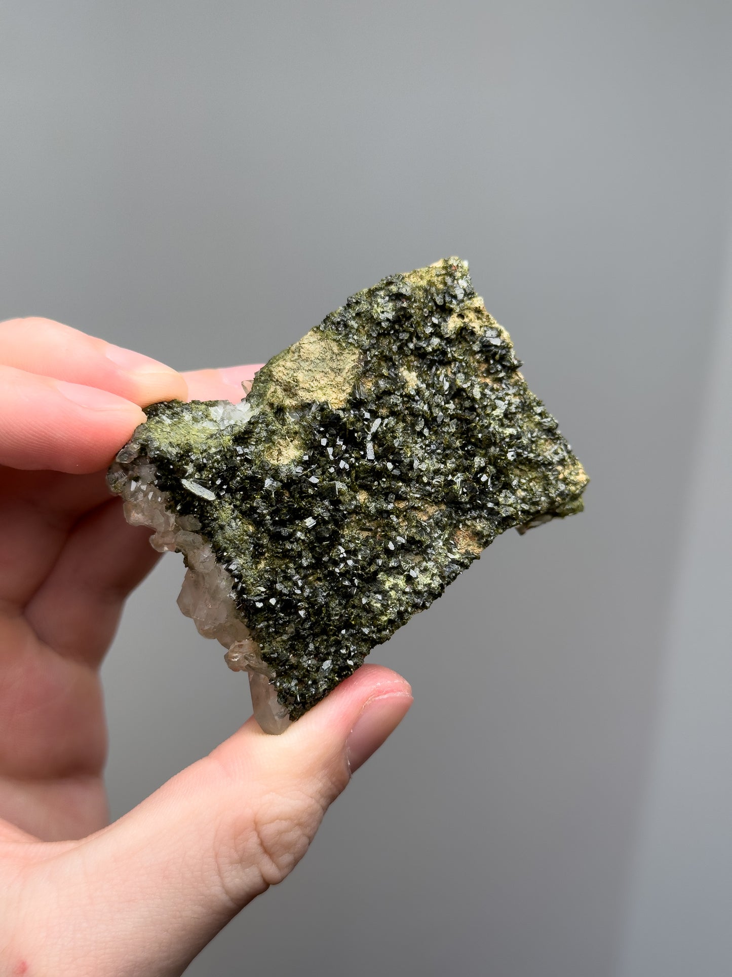 Forest epidote with quartz