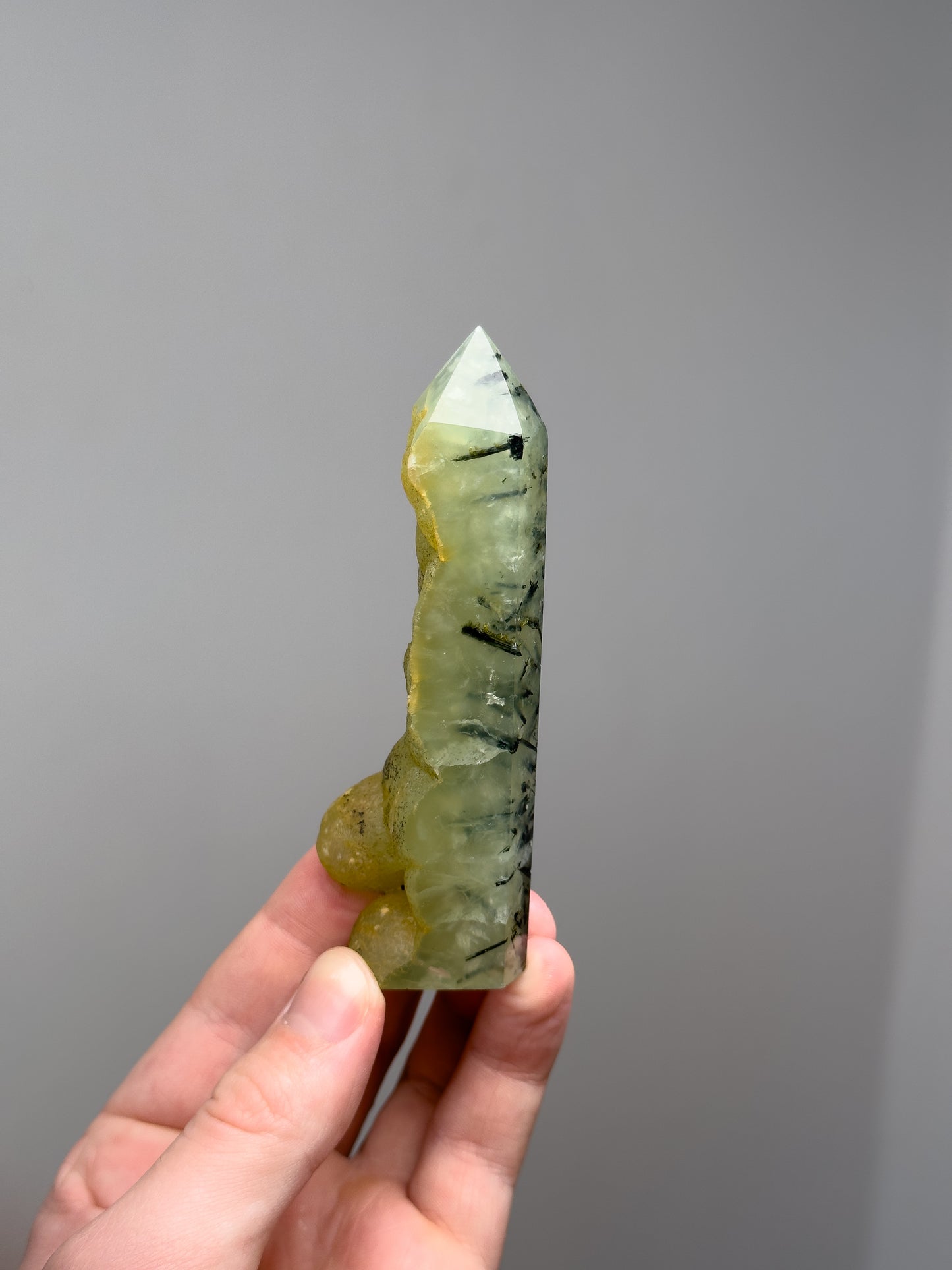 Prehnite half raw tower