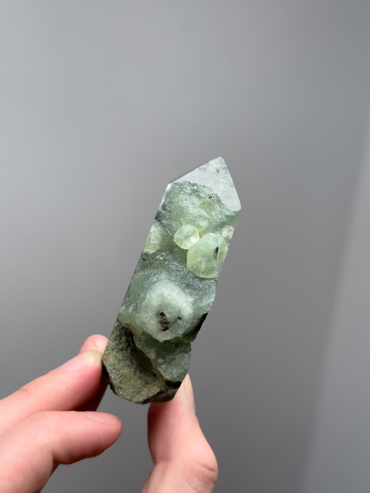 Prehnite half raw tower