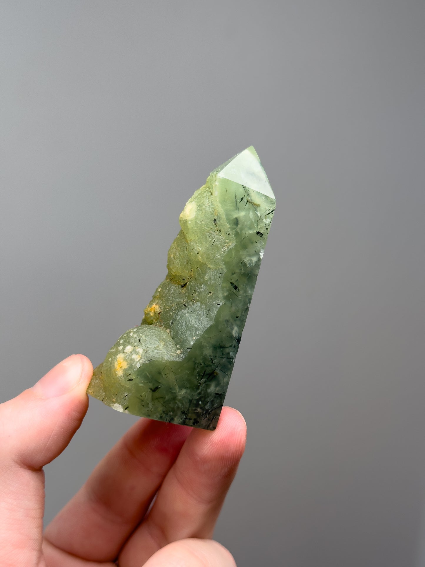 Prehnite half raw tower