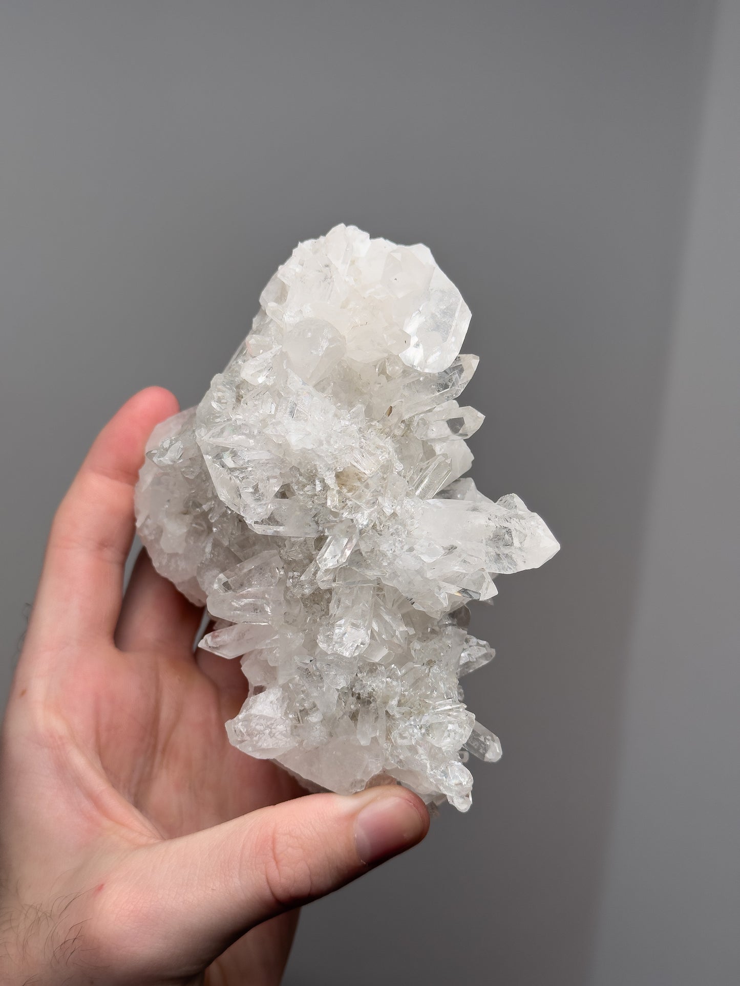 Lemurian quartz cluster