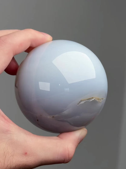 Chalcedony sphere